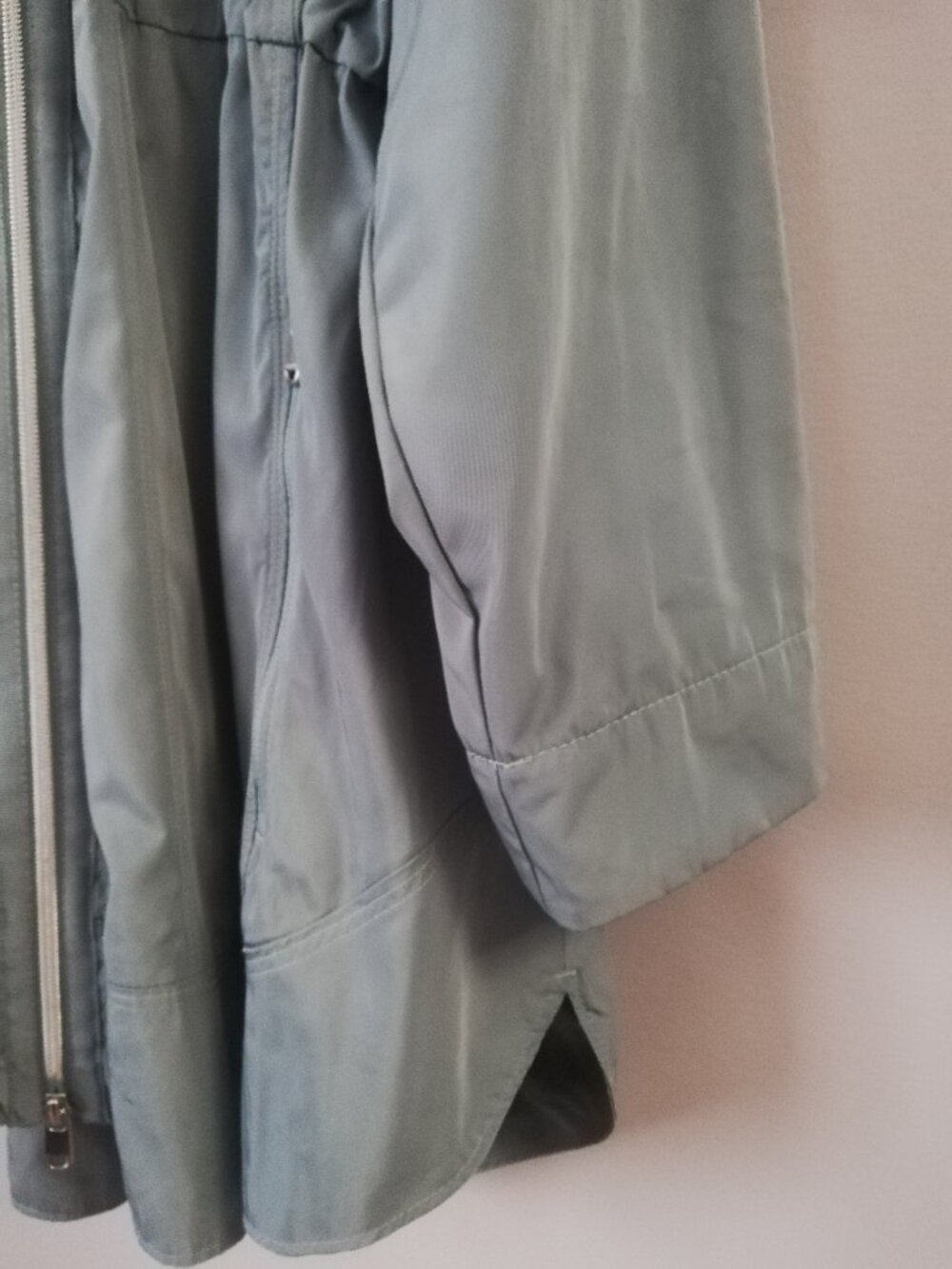 Womens Hooded Anorak Jacket in Slate Gray - Picture 7 of 11